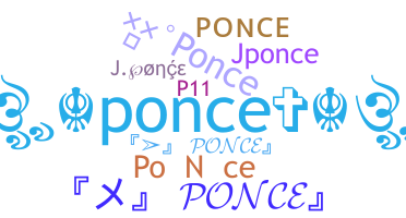 Nickname - Ponce