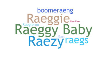 Nickname - Raegan