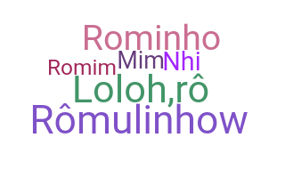 Nickname - Romulo