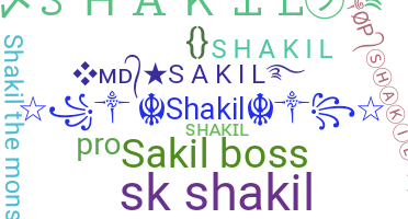 Nickname - Shakil