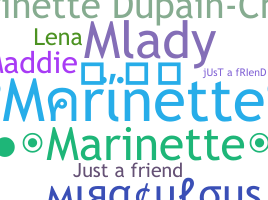 Nickname - Marinette