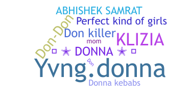 Nickname - Donna