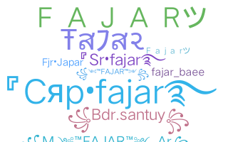 Nickname - Fajar