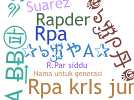 Nickname - RPA