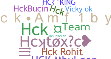 Nickname - HCK