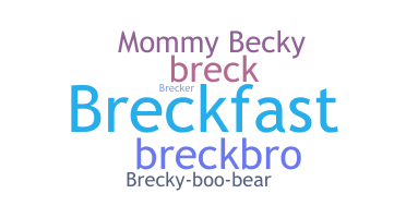 Nickname - Brecklyn