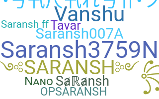 Nickname - Saransh