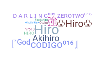 Nickname - HIRO