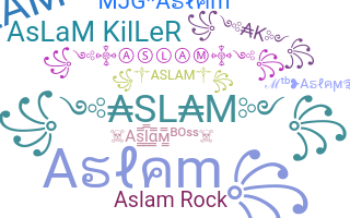 Nickname - Aslam