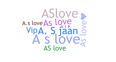 Nickname - aslove