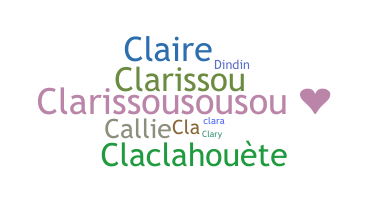 Nickname - Clarisse