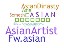 Nickname - aSiaN