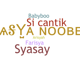 Nickname - Syasya
