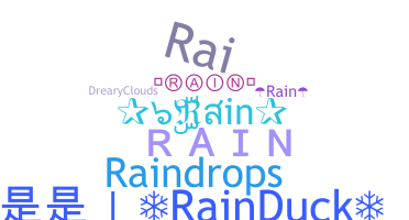 Nickname - Rain