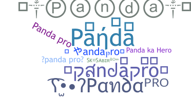 Nickname - pandapro