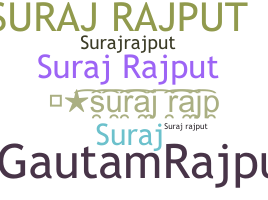 Nickname - SurajRajput