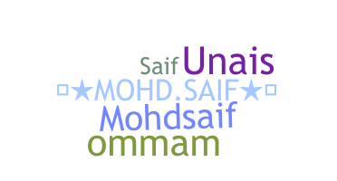 Nickname - MohdSaif