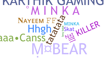 Nickname - Minka