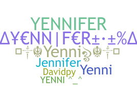 Nickname - Yennifer