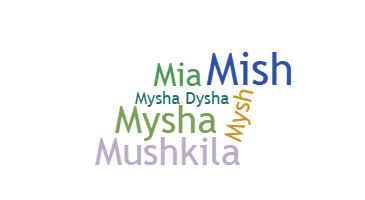 Nickname - Mysha