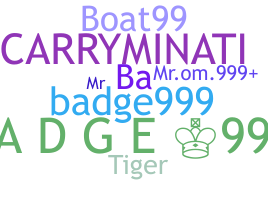 Nickname - Badge999