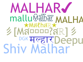 Nickname - Malhar