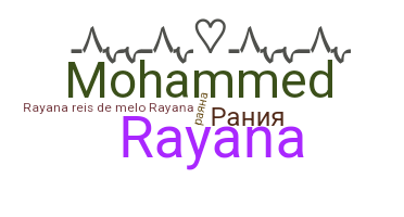 Nickname - Rayana