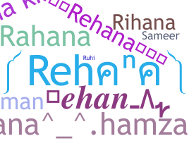 Nickname - Rehana