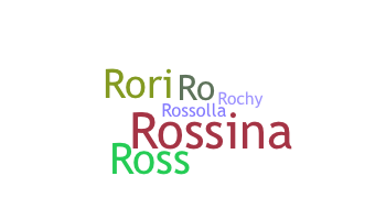 Nickname - Rossana