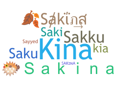 Nickname - Sakina