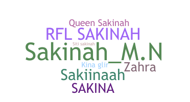 Nickname - Sakinah