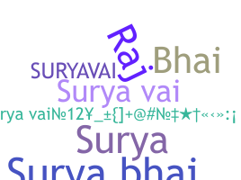 Nickname - Suryavai