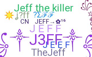 Nickname - Jeff
