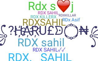 Nickname - Rdxsahil