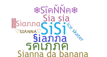 Nickname - Sianna