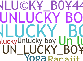 Nickname - unluckyboy