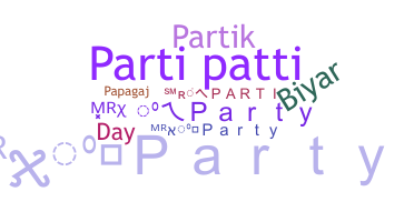 Nickname - Parti