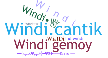 Nickname - Windi