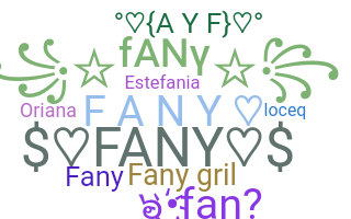 Nickname - fany