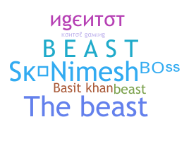 Nickname - beasts