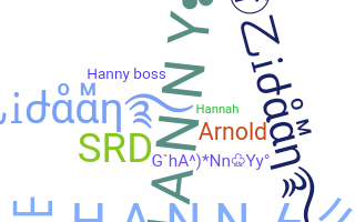 Nickname - Hanny