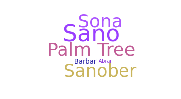 Nickname - Sanobar