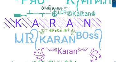 Nickname - Karan