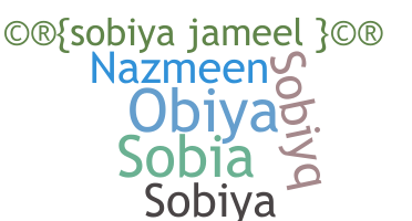 Nickname - Sobiya