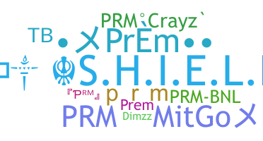 Nickname - PRM