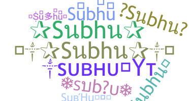 Nickname - Subhu