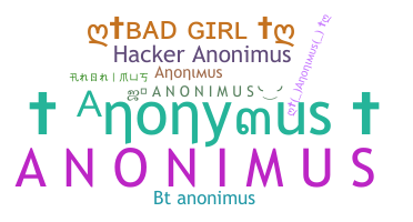 Nickname - Anonimus