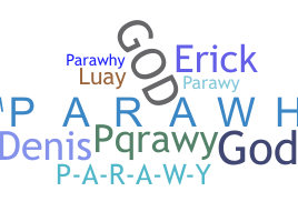 Nickname - parawy