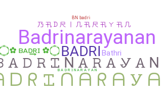 Nickname - Badri