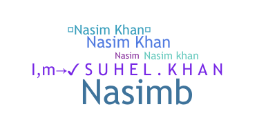 Nickname - Nasimkhan
